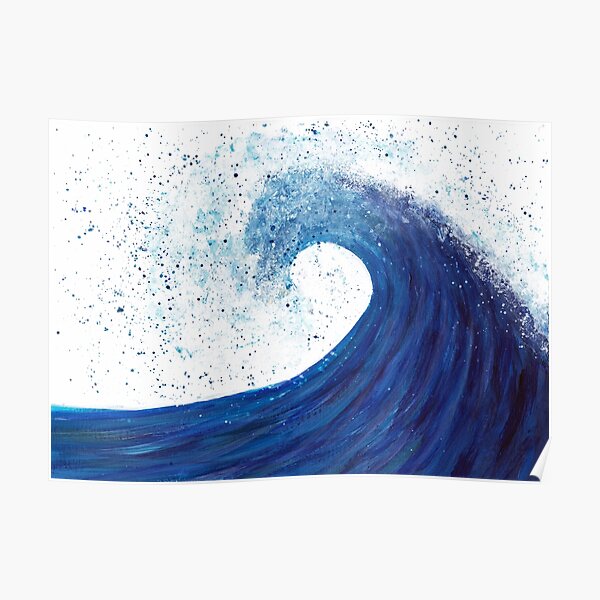 Big wave Poster