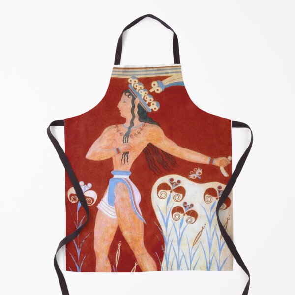 Item preview, Minoan Prince of Lilies "Priest King" Fresco designed and sold by W. Sheppard Baird.