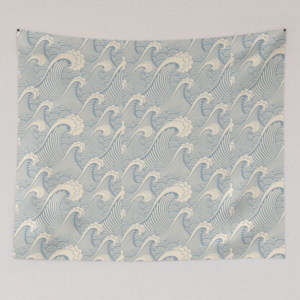 Item preview, Illustrative Blue Waves designed and sold by StheticStop.