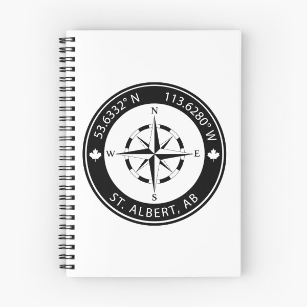 Item preview, St. Albert, Alberta Geographical Coordinates designed and sold by TeeOhGraphics.