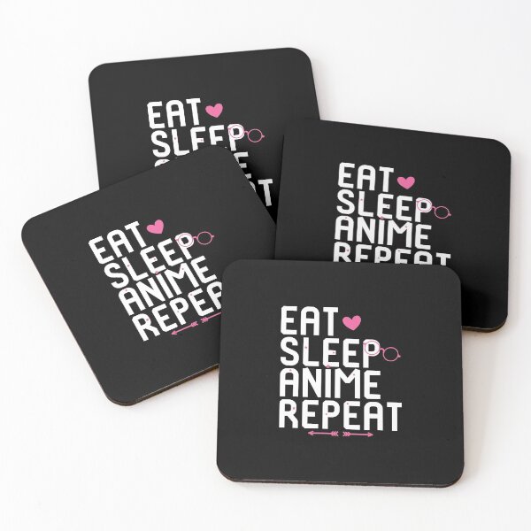 Item preview, Eat Sleep Anime Repeat Animation Lover designed and sold by at85productions.