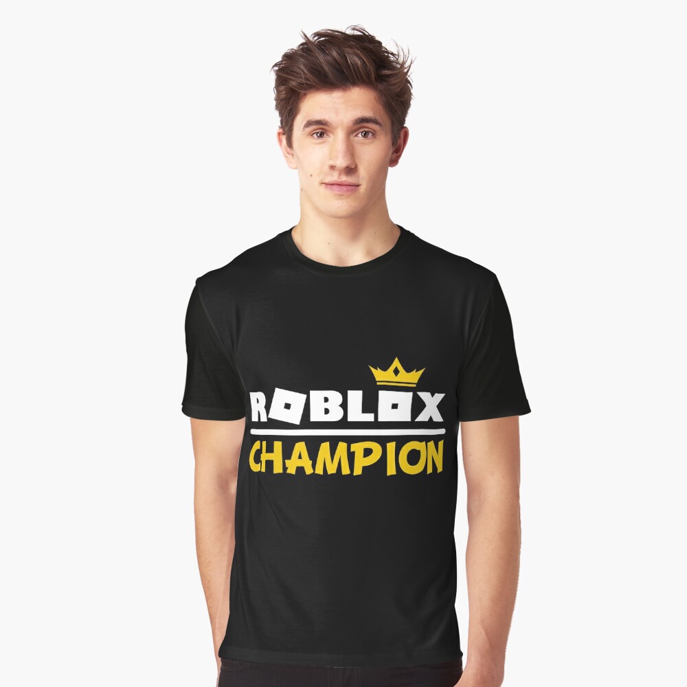 Roblox Champion T Shirt By Nice Tees Redbubble - black champion shirt roblox