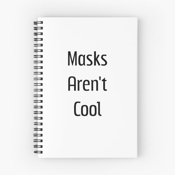 Item preview, Masks Aren't Cool - Black designed and sold by IntrovArtDesign.