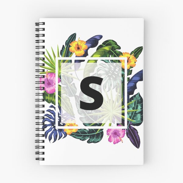 Item preview, Floral Tropical Letter S designed and sold by LamV.