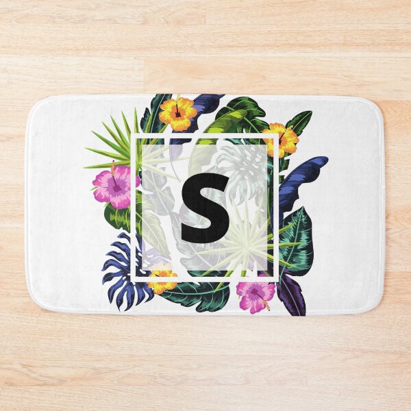 Item preview, Floral Tropical Letter S designed and sold by LamV.