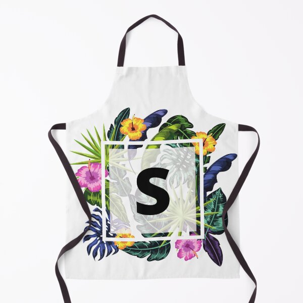 Item preview, Floral Tropical Letter S designed and sold by LamV.