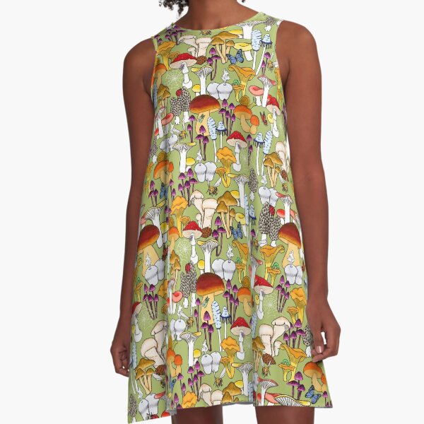 My Favorite Fungi A-Line Dress