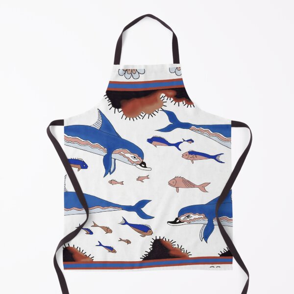 Aperçu de l'œuvre Minoan Dolphins Fresco Restauration créée et vendue par W. Sheppard Baird.