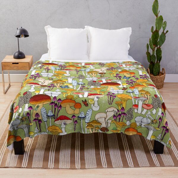My Favorite Fungi Throw Blanket