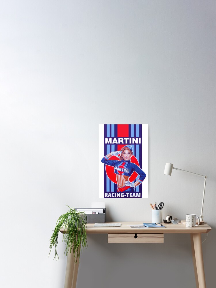 Martini Racing Pin Up Poster by PSstudio