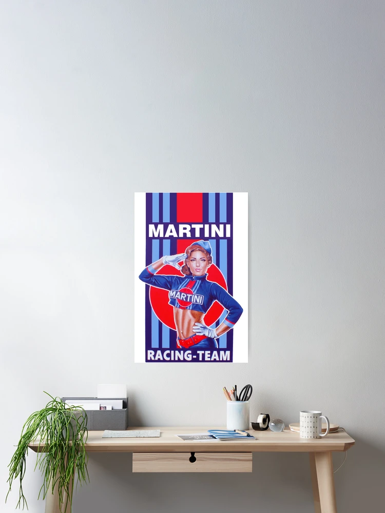 Thumbnail 2 of 3, Poster, Martini Racing Pin Up designed and sold by PSstudio.