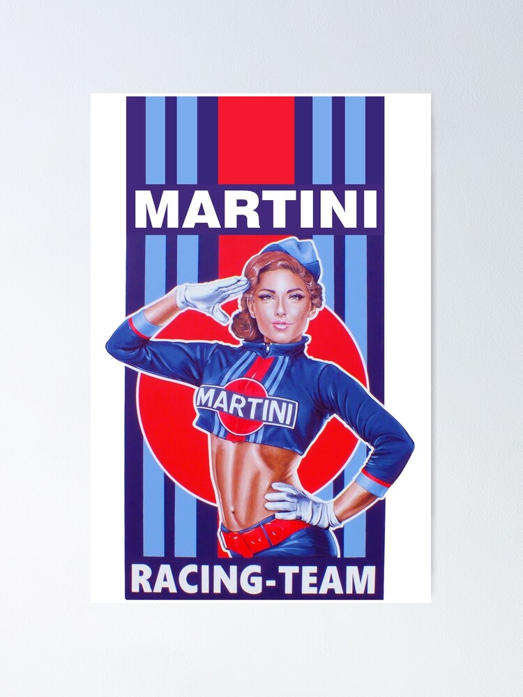 Martini Racing Pin Up Poster by PSstudio