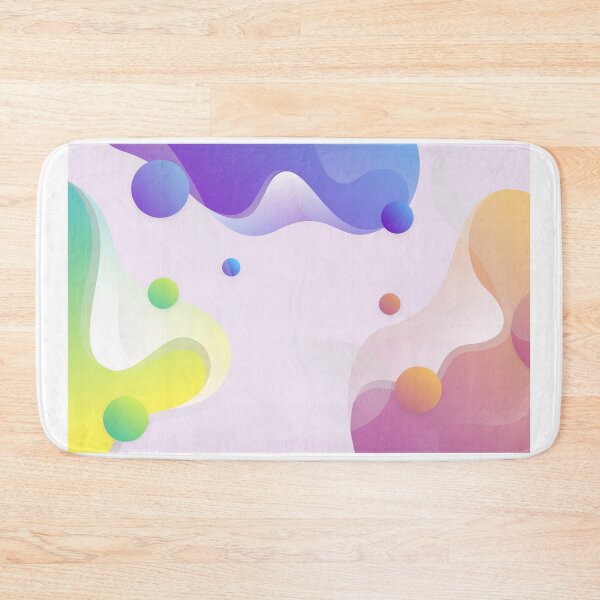 Item preview, Abstract colorful flow shapes designed and sold by 27Design.
