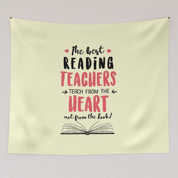 Item preview, The best Reading Teachers teach from the Heart Quote designed and sold by betternotes.