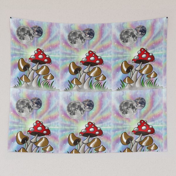 Item preview, Retro psychedelic trippy mushroom design designed and sold by LPdesigns2020.