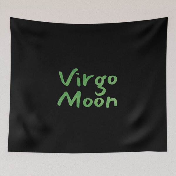 Item preview, Virgo Moon Text Green designed and sold by leomooncreates.