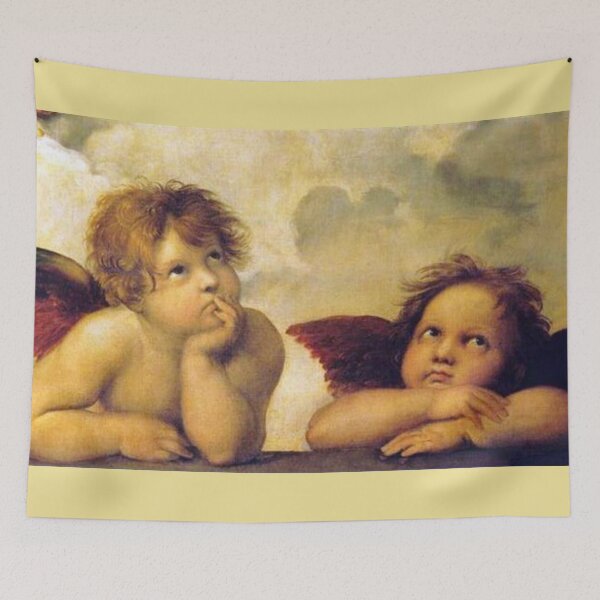Item preview, Pair of Little Cheeky Cherub Angels - by Rafael Sanzio designed and sold by Angelkrs.