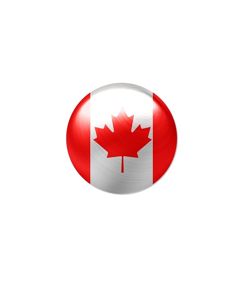 Round Canadian Flag - Drapeau Canada  iPad Case & Skin for Sale by  3HomeArt