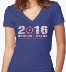 Rogers & Stark: 2016 Women's Fitted V-Neck T-Shirt