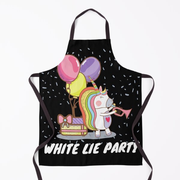 Item preview, White lie party unicorn designed and sold by neevha.
