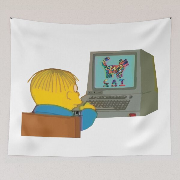 Item preview, ralph cat psychedelic designed and sold by dayFney.