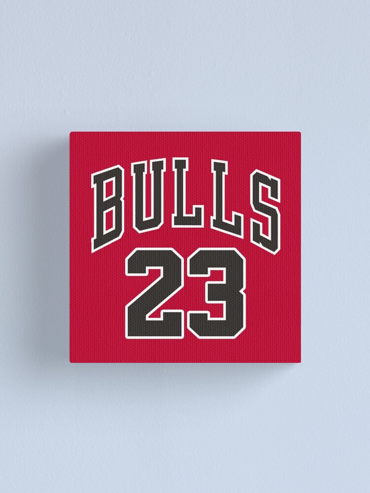 Michael Jordan Chicago Bulls Jersey Canvas Print by SAYIDOWjpg