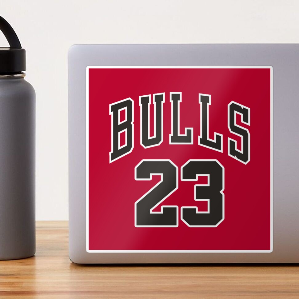 Michael Jordan Chicago Bulls Jersey Sticker for Sale by zaraahmed521