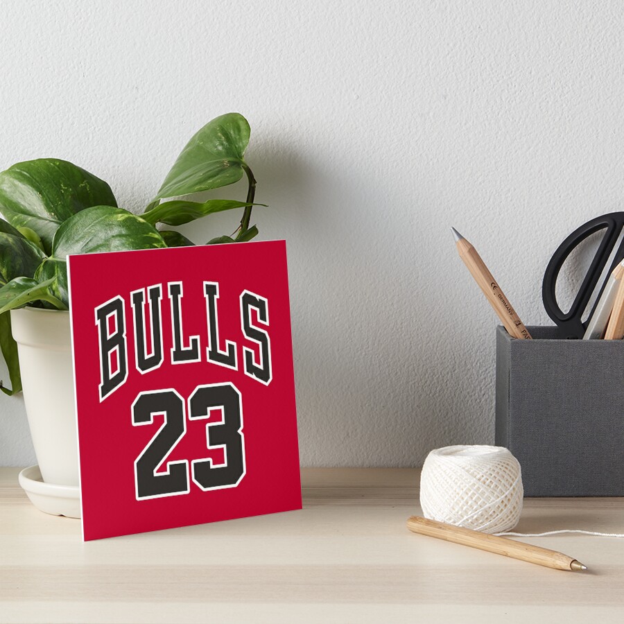 Handmade Papercut Jordan Chicago Bulls Script Jersey Collage 