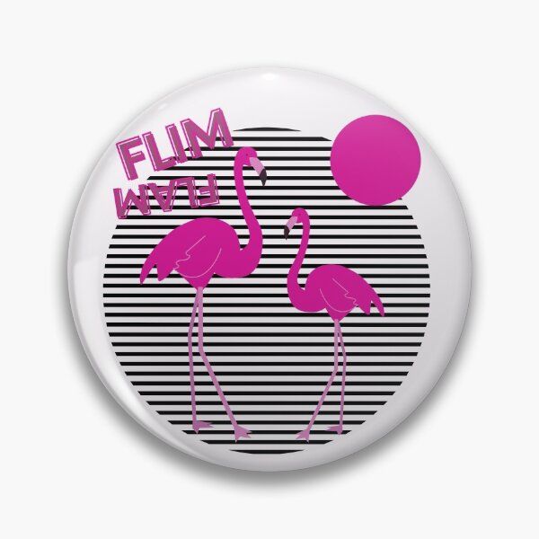 Item preview, FLIM FLAM Retro Sunset FLAMINGO designed and sold by garhoud.