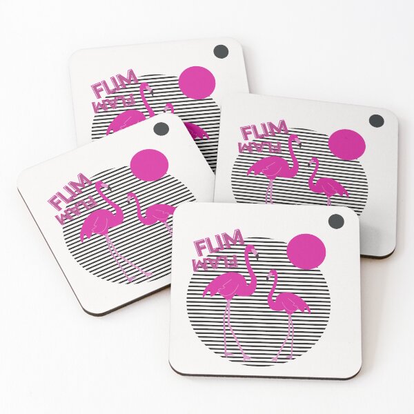 Item preview, FLIM FLAM Retro Sunset FLAMINGO designed and sold by garhoud.