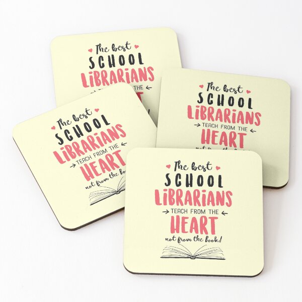 Item preview, The best School Librarians teach from the Heart Quote designed and sold by betternotes.