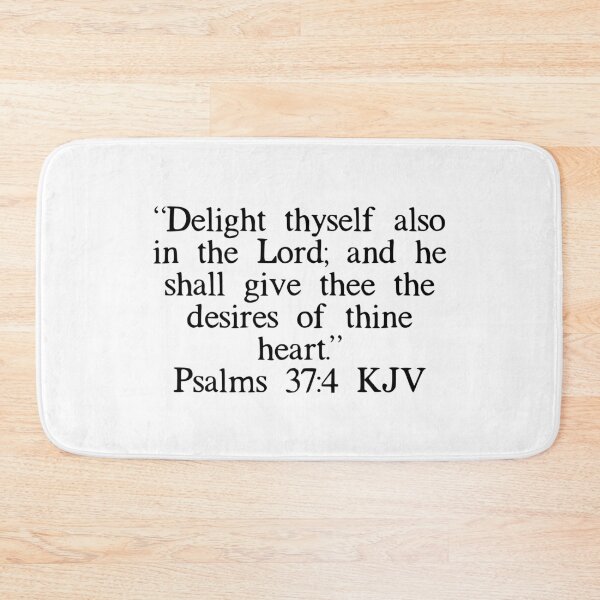 Item preview, Psalms 37:4 KJV designed and sold by IBMClothing.