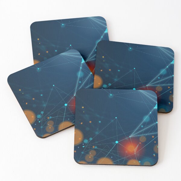 Item preview, Abstract technology particle and shapes designed and sold by 27Design.