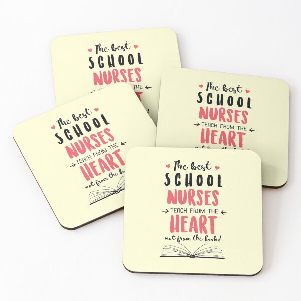 Item preview, The best School Nurses teach from the Heart Quote designed and sold by betternotes.