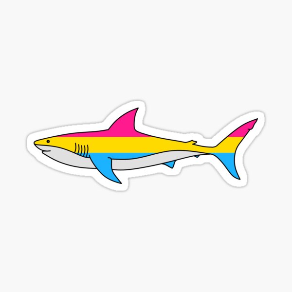 Item preview, Pansexual Pride Shark designed and sold by Scuba-Div3r.