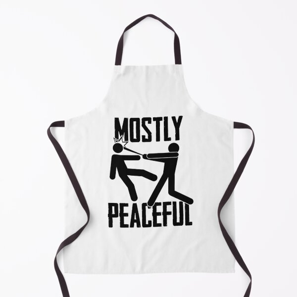 Item preview, Mostly Peaceful designed and sold by BunkerPunch.