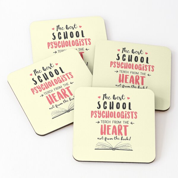 Item preview, The best School Psychologists teach from the Heart Quote designed and sold by betternotes.