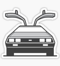 #4 Delorean Sticker