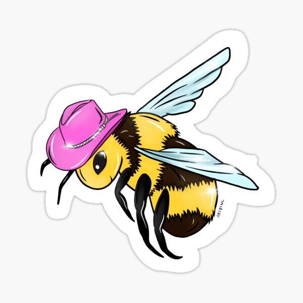 bee with cowboy hat