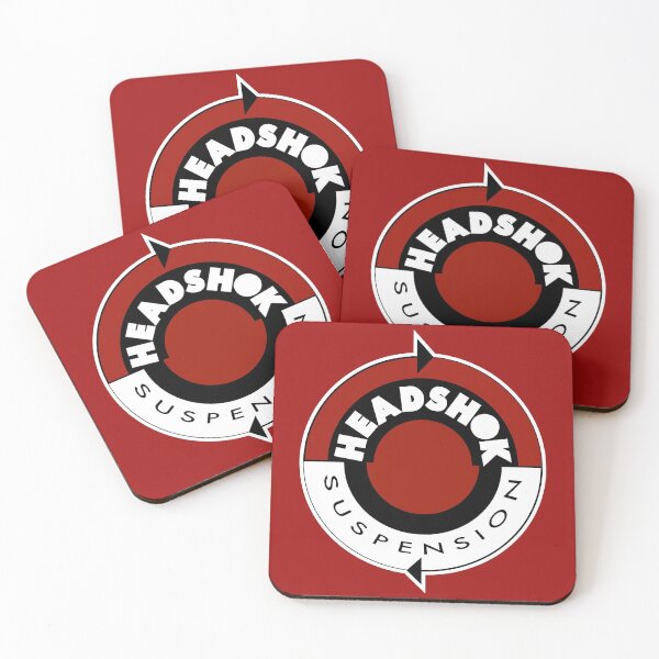 Head Shok Old Trazo Coasters (Set of 4)