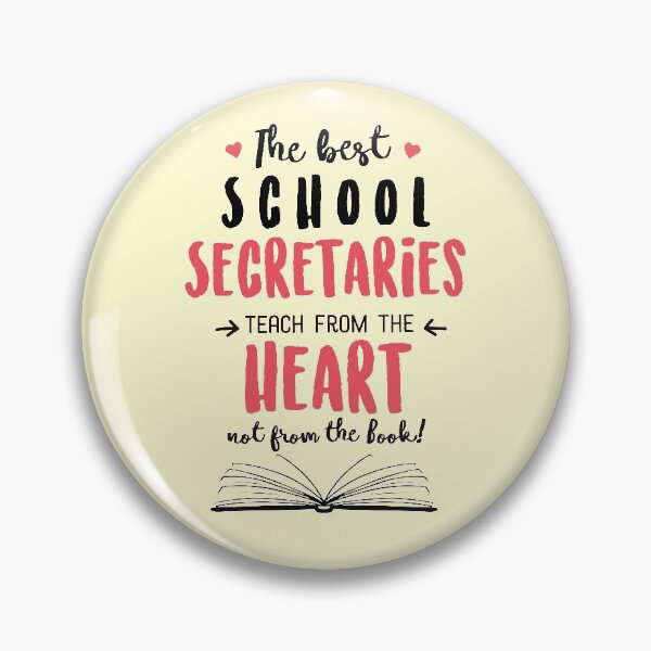 Item preview, The best School Secretaries teach from the Heart Quote designed and sold by betternotes.