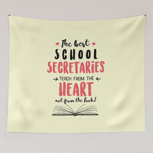 Item preview, The best School Secretaries teach from the Heart Quote designed and sold by betternotes.
