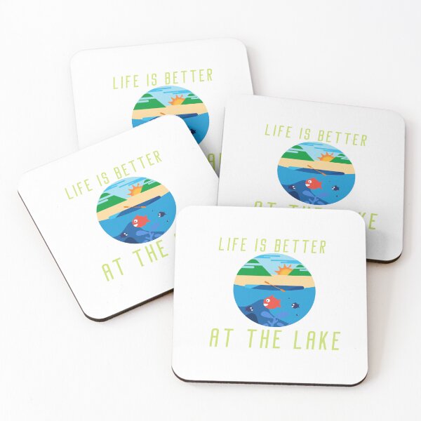 Item preview, Life is better at the lake saying funny pond quote designed and sold by OneTimeEngineer.