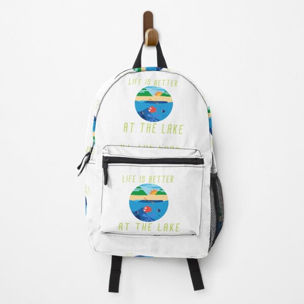 Item preview, Life is better at the lake saying funny pond quote designed and sold by OneTimeEngineer.