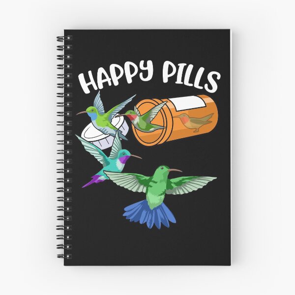 Item preview, Happy Pills Hummingbird Gifts Women Hummingbird designed and sold by DSWShirts.