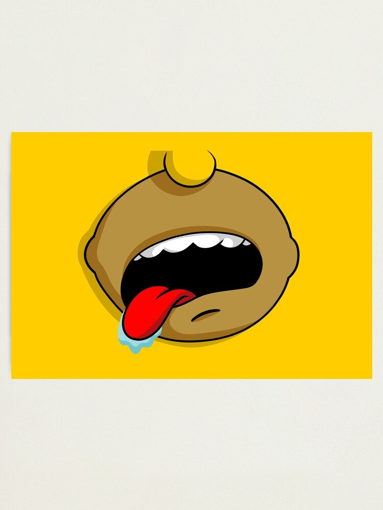 Homer Simpson Drooling Mmm Donut Photographic Print By Boxingsfinest Redbubble