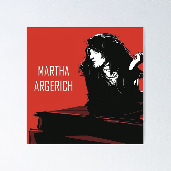 Vista previa del artículo con la obra «Martha Argerich», diseñado y vendido por conpassione.