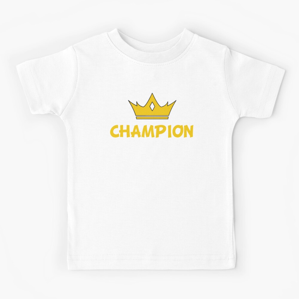 Champion Kids T Shirt By Nice Tees Redbubble - roblox noob oof kids t shirt by nice tees redbubble