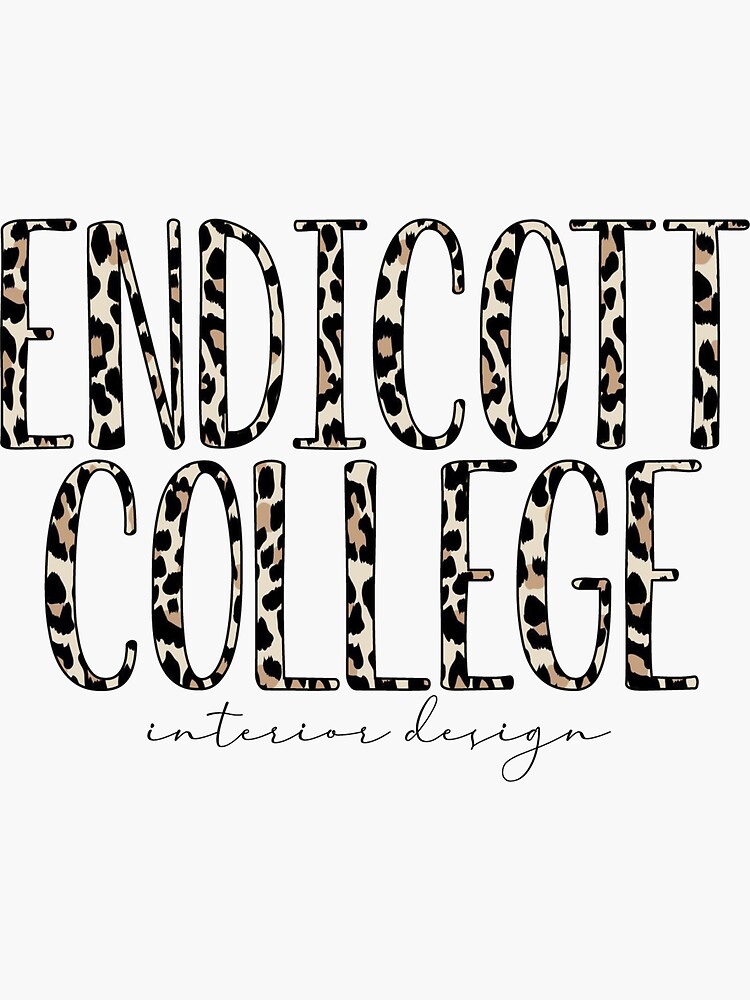 "Endicott College Interior Design" Sticker for Sale by Emma1016 Redbubble