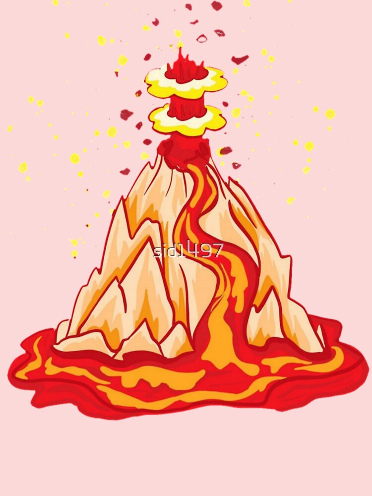 Printable Volcano Coloring Page for Kids – SupplyMe